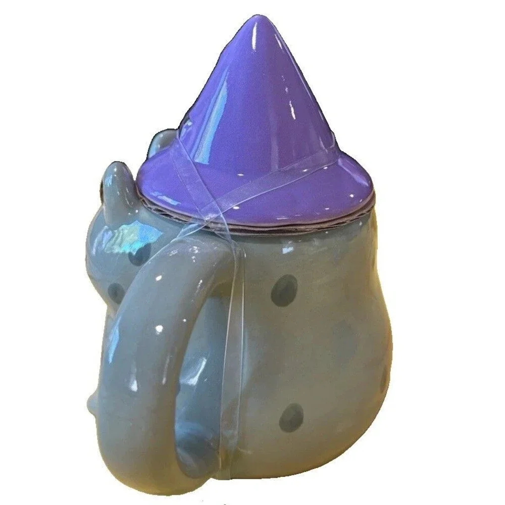 Target Hyde & EEK! Frog Wizard Halloween Mug Set of 2 NIB Purple Hat Ceramic